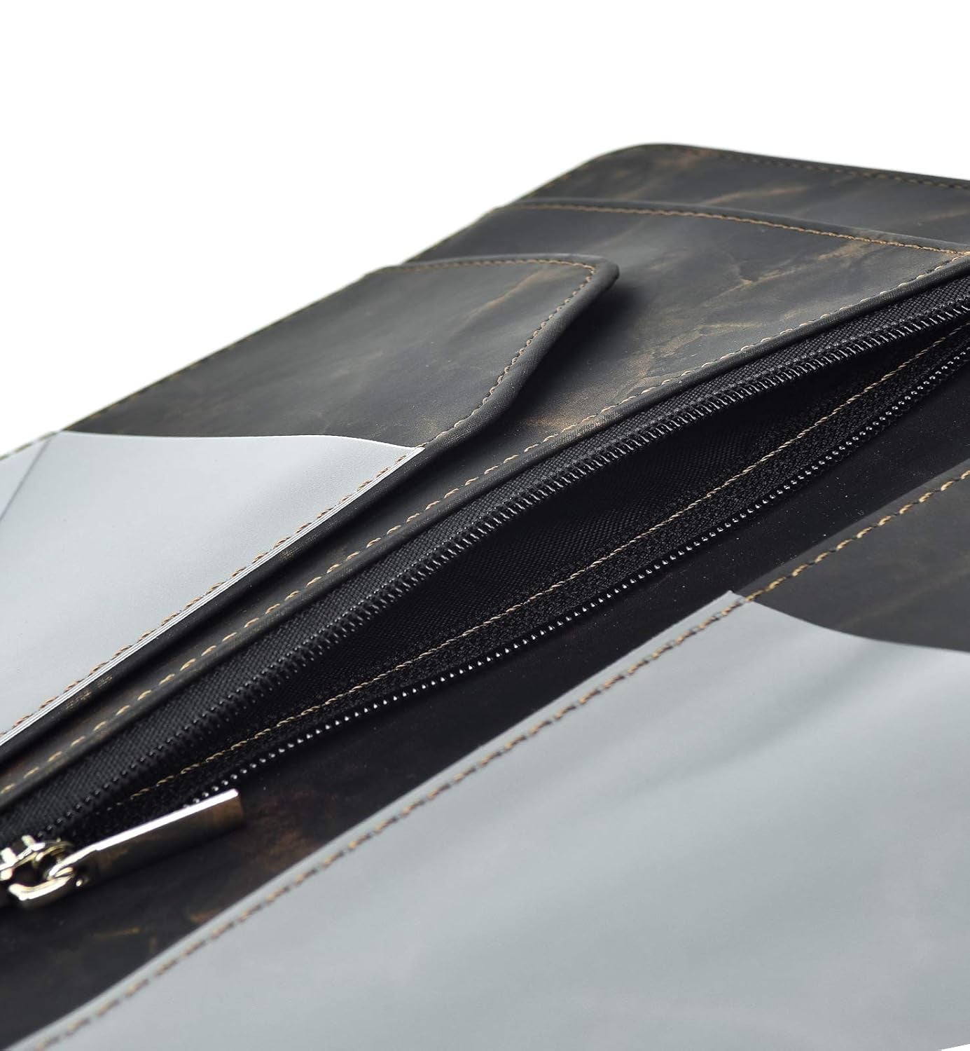 Server Books for Waitress - Marble Texture Leather Waiter Book Server Wallet with Zipper Pocket, Cute Waitress Book&Waitstaff Organizer with Money Pocket Fit Server Apron