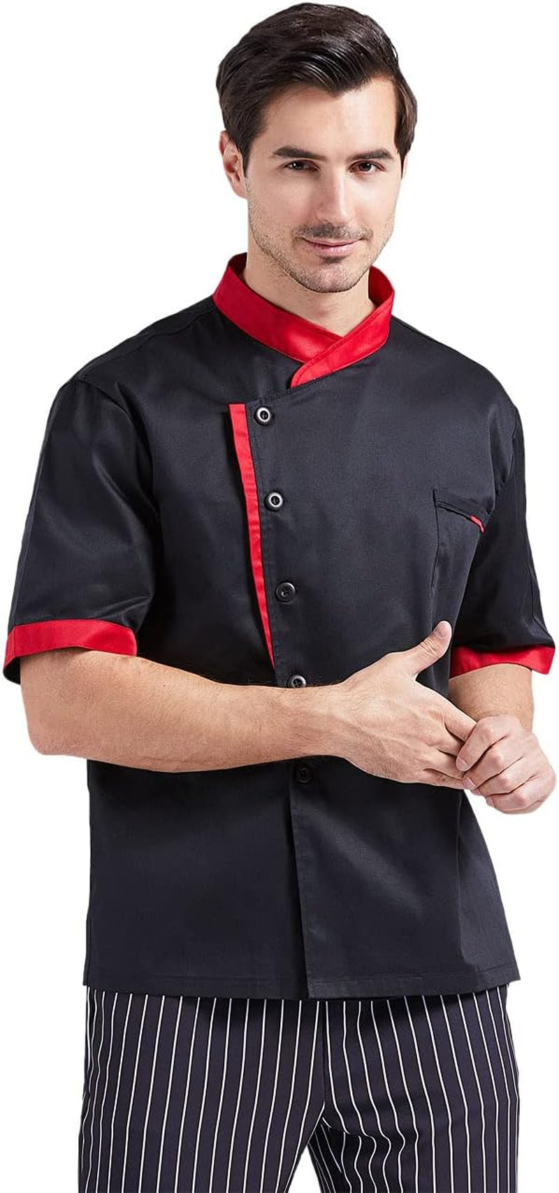 Unisex Chef Jacket Men'S Chef Coat Restaurant Kitchen Chef Uniform CFM0016