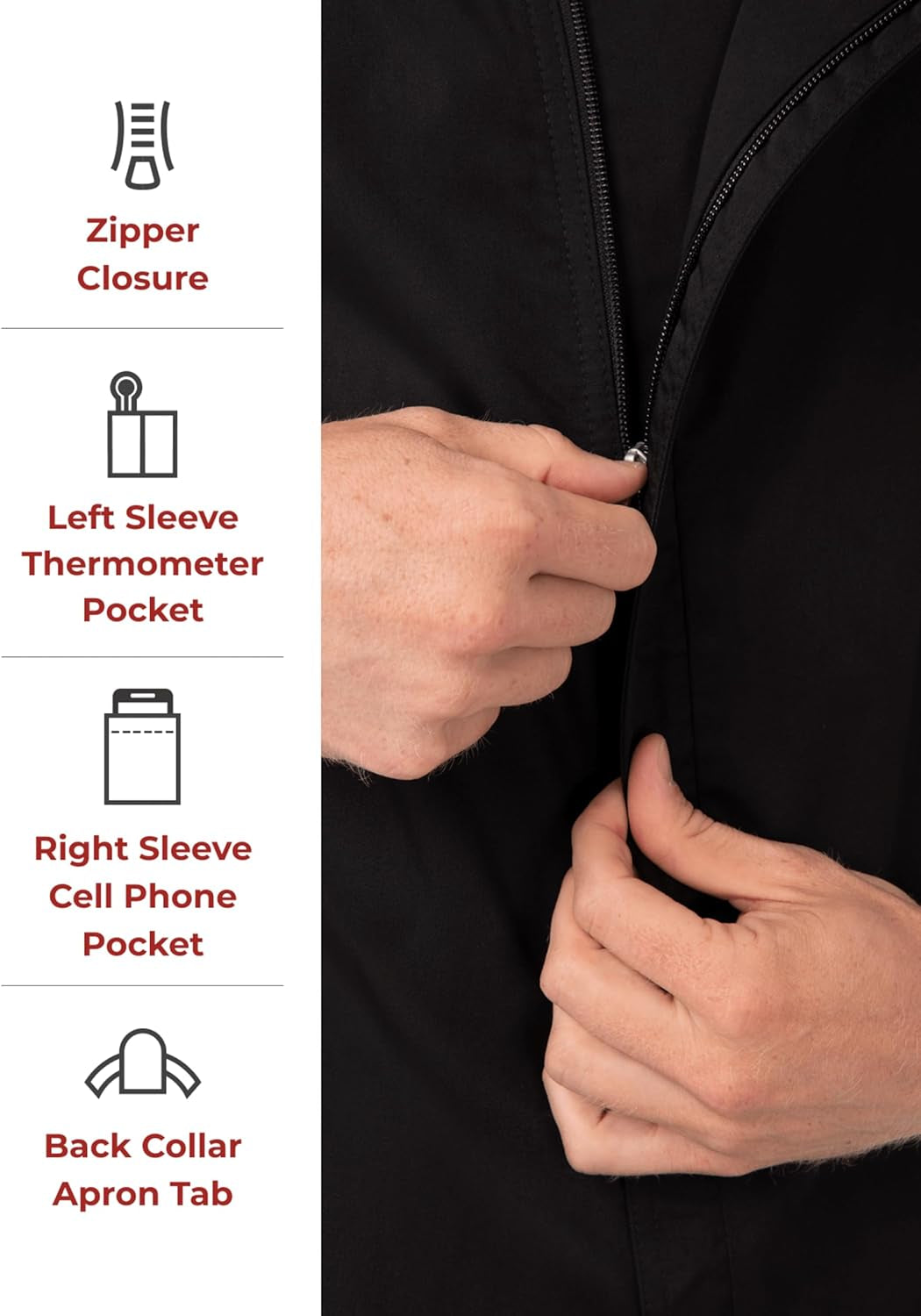 Men'S Hartford Cool Vent Chef Coat