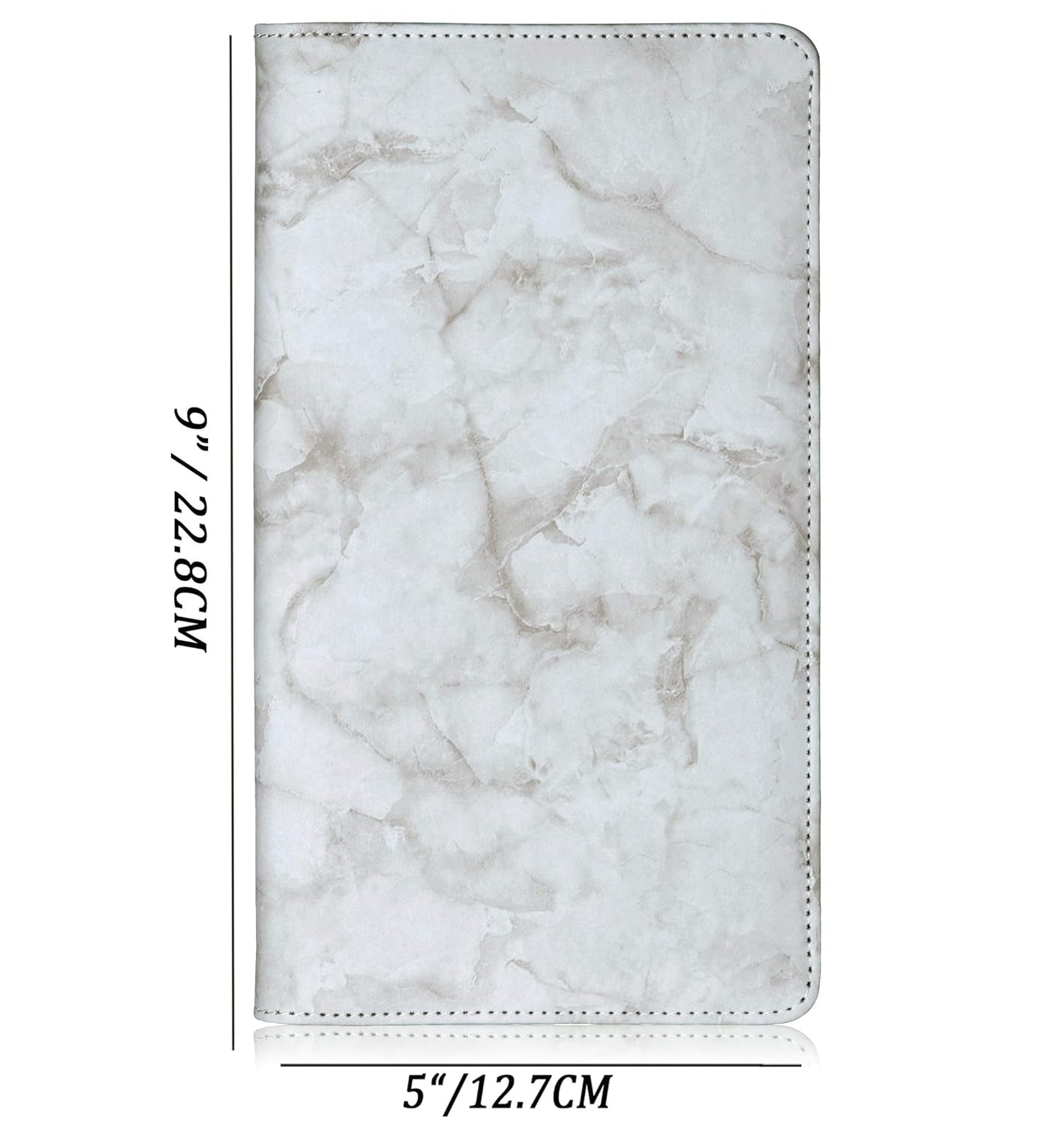 Server Books for Waitress, Restaurant Guest Check Organizer,  Waitress Book with Zipper High Volume Pocket and Magnetic Closure, Presenters Card Holder for Waiter, Bartender (2022 Marble Gary)