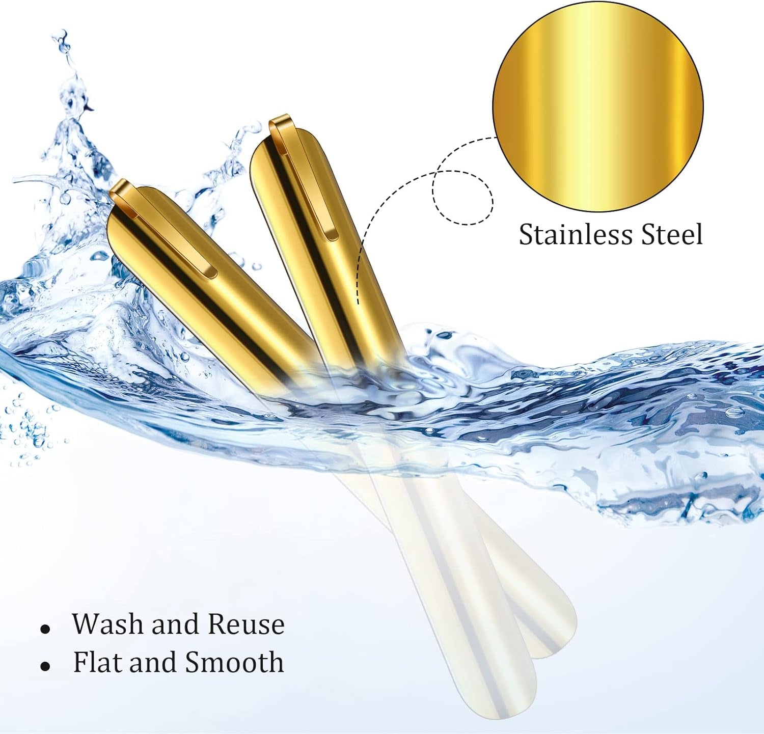 Crumbers for Servers, Table Crumb Sweepers Bread Cleaner Stainless Steel Table Crumbers for Tablecloth in Restaurants and Homes, Servers, Waiters, Waitresses Tool Accessories(Gold,10)