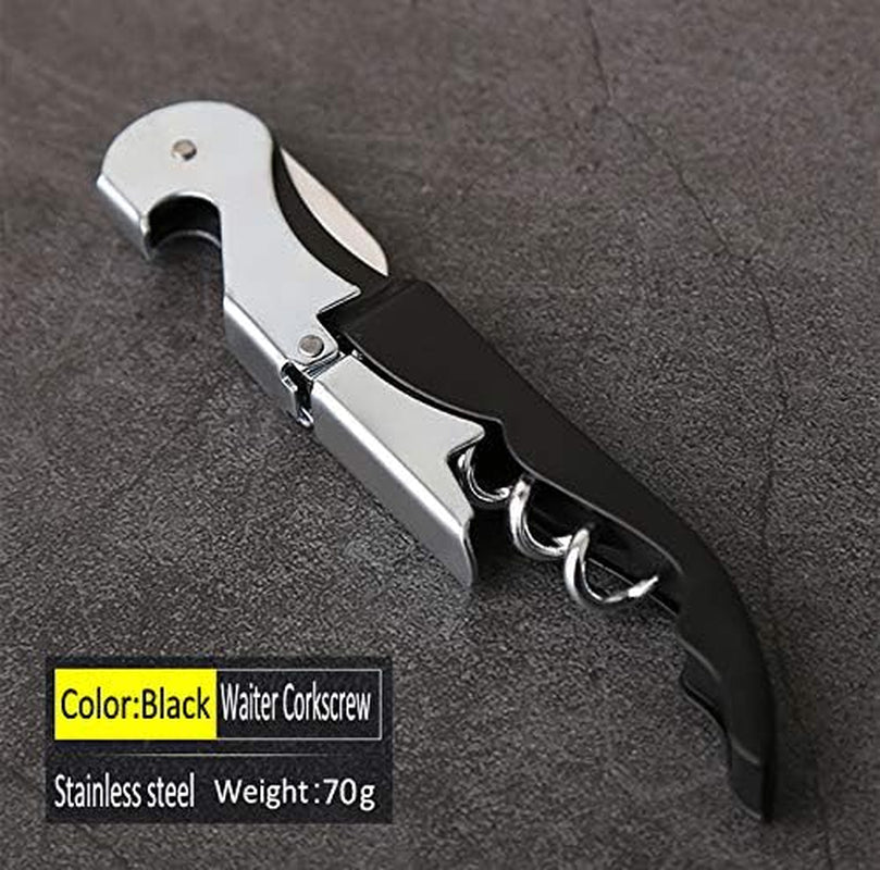 Professional Waiter Corkscrew Wine Openers Set of 10,Upgraded with Heavy Duty Stainless Steel Hinges Wine Key for Restaurant Waiters, Sommelier, Bartenders