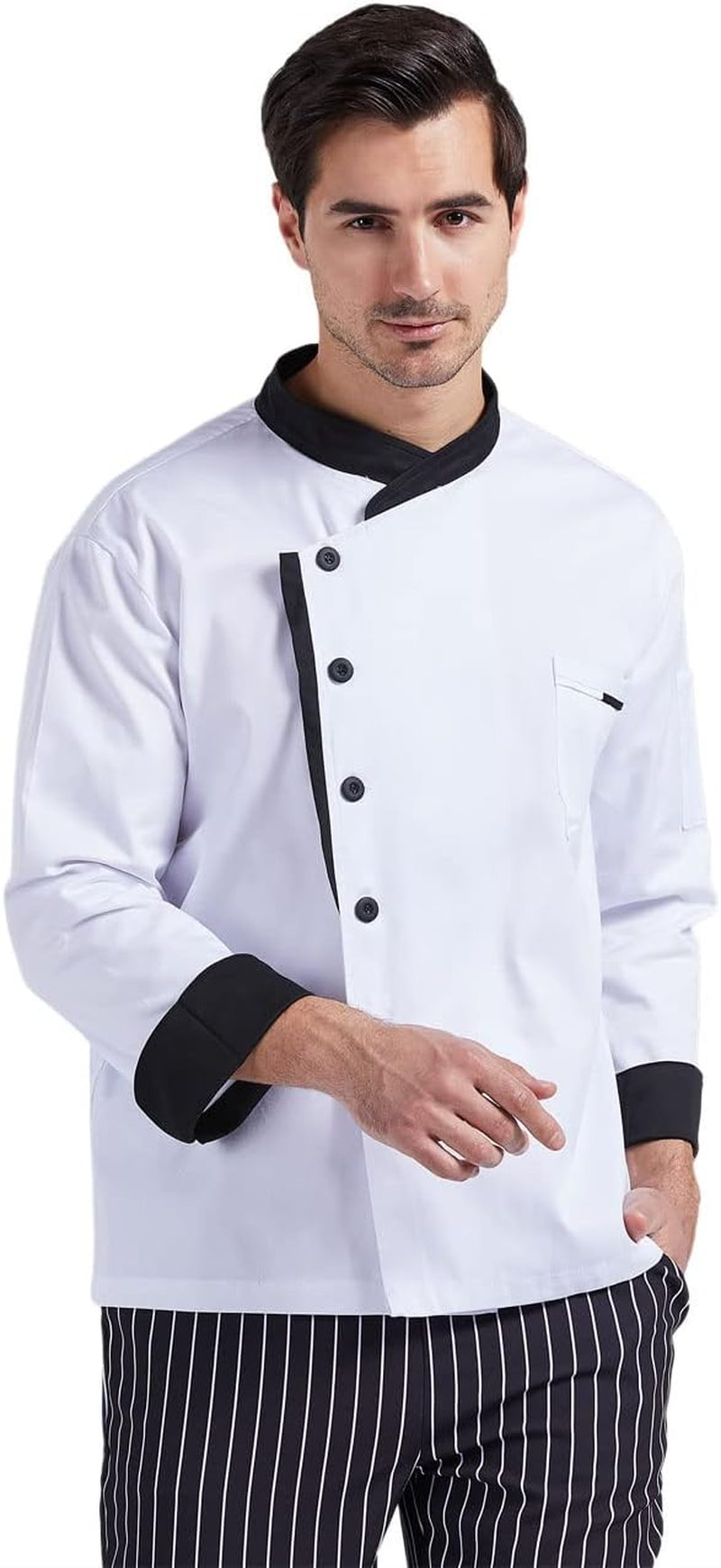 Unisex Chef Jacket Men'S Chef Coat Restaurant Kitchen Chef Uniform CFM0016