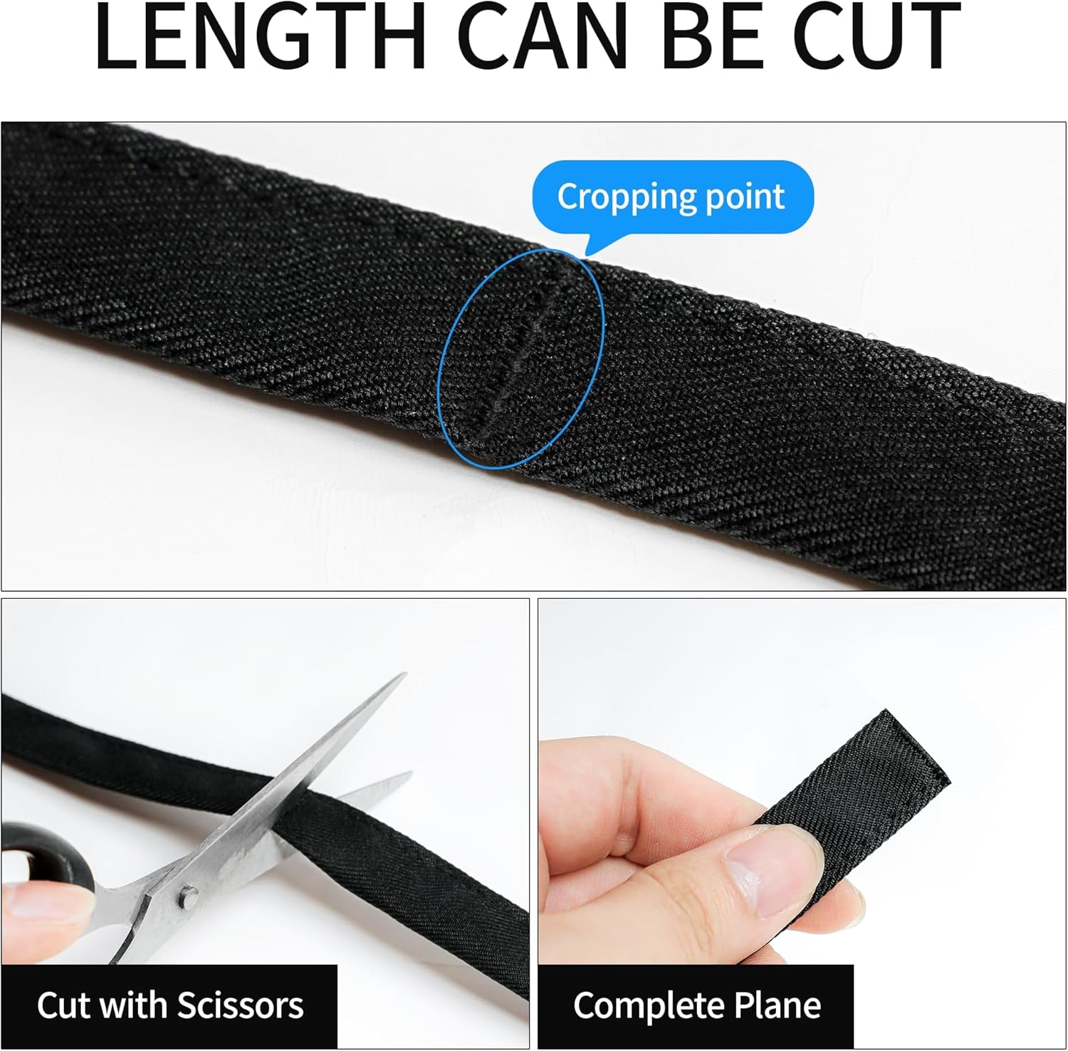 Waist Apron with 3 Pockets 12 Pack - Black Waitress Server Short Apron