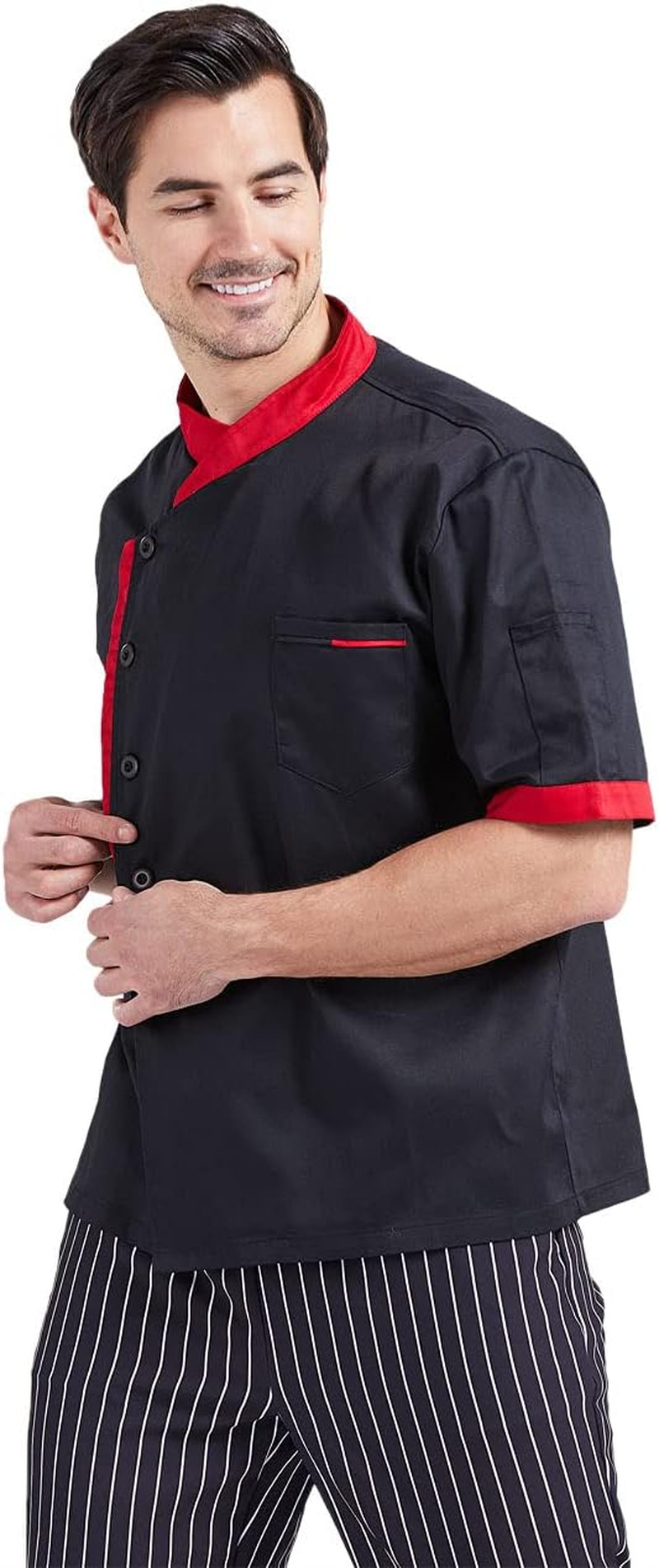 Unisex Chef Jacket Men'S Chef Coat Restaurant Kitchen Chef Uniform CFM0016