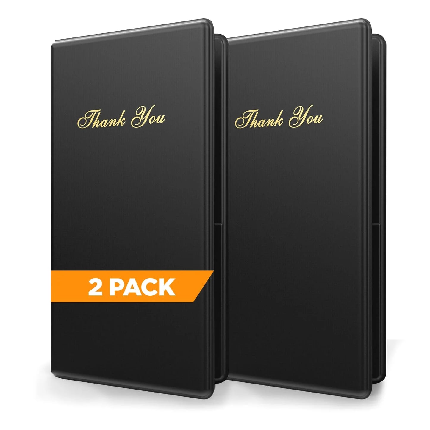Check Presenters for Restaurants - 2 Pack Guest Check Books for Servers – Check Holder – Check Book