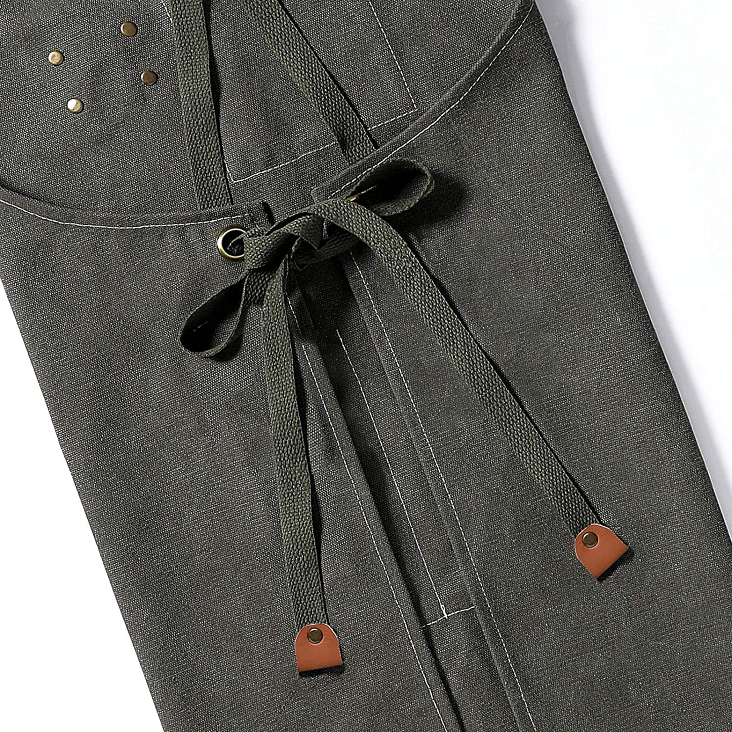 Chef Aprons for Men Women with Large Pockets, Cotton Canvas Cross Back Heavy Duty Adjustable Work Apron, Size M to Xxl(Grey)