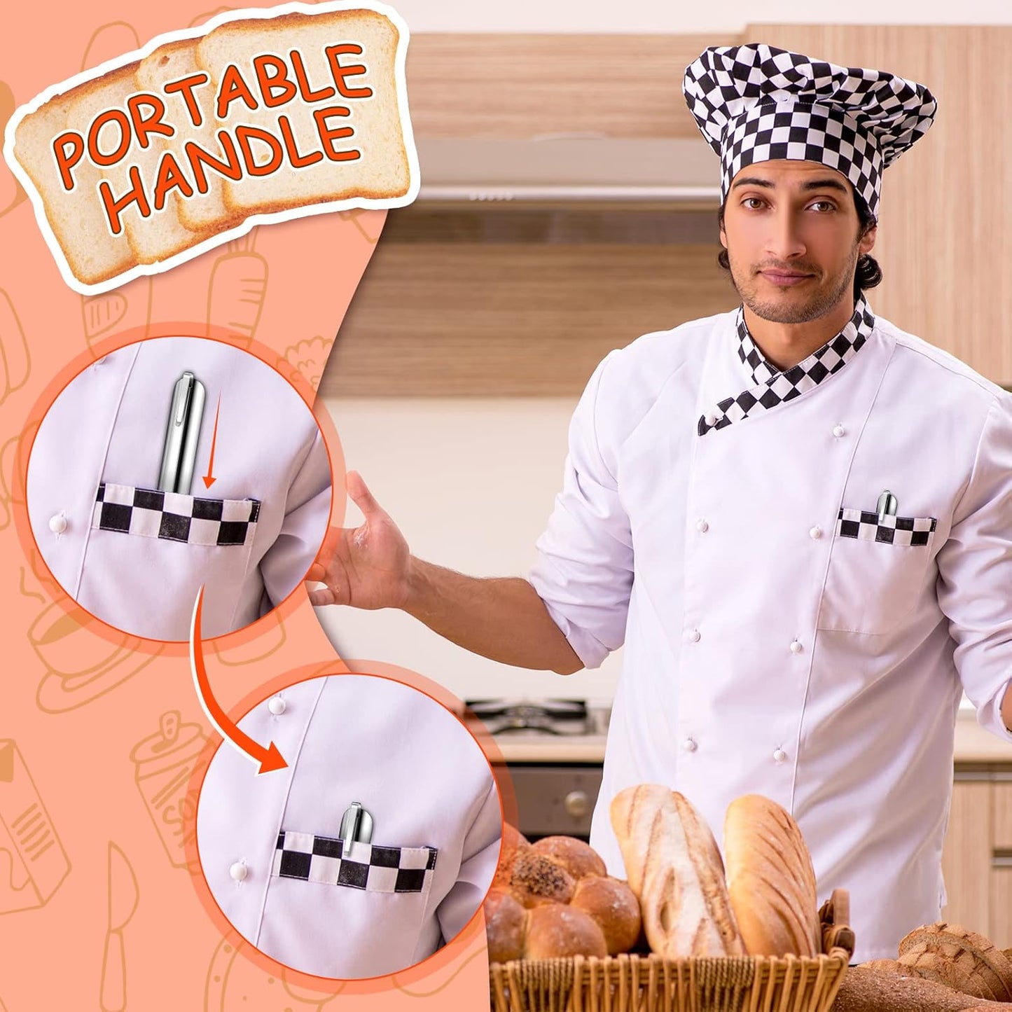 Crumbers for Servers, Table Crumb Sweepers Bread Cleaner Stainless Steel Table Crumbers for Tablecloth in Restaurants and Homes, Servers, Waiters, Waitresses Tool Accessories(Silver,20)