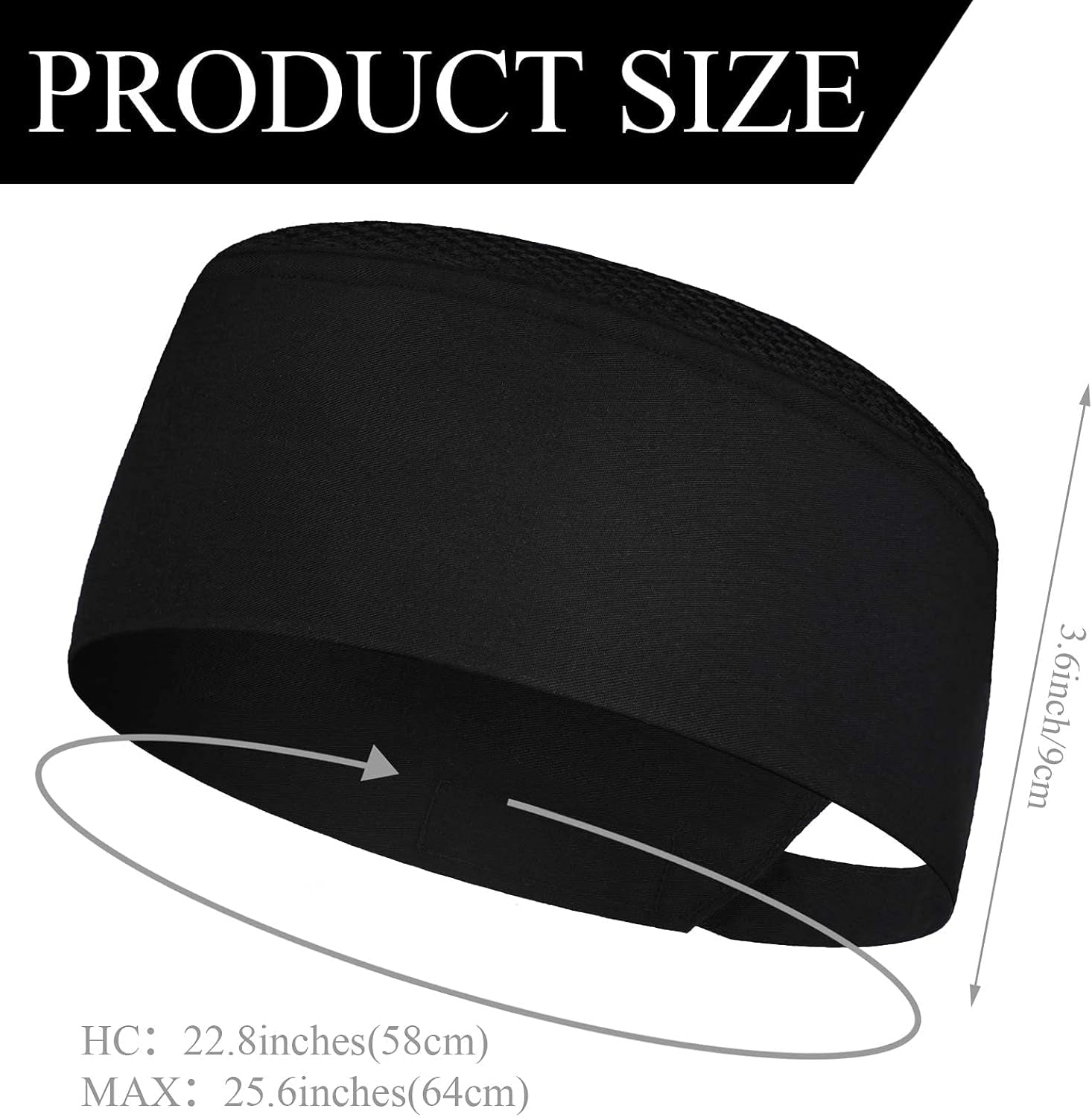 Unisex Chef Hats for Men Women Adult Adjustable Chef Beanie Caps with Breathable Mesh Top for Kitchen Cooking